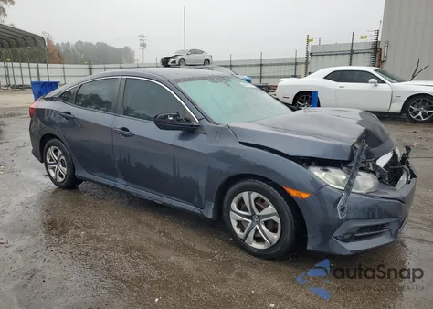 2017 Honda Civic Lx из США, поврежденный, VIN 19XFC2F55HE012728